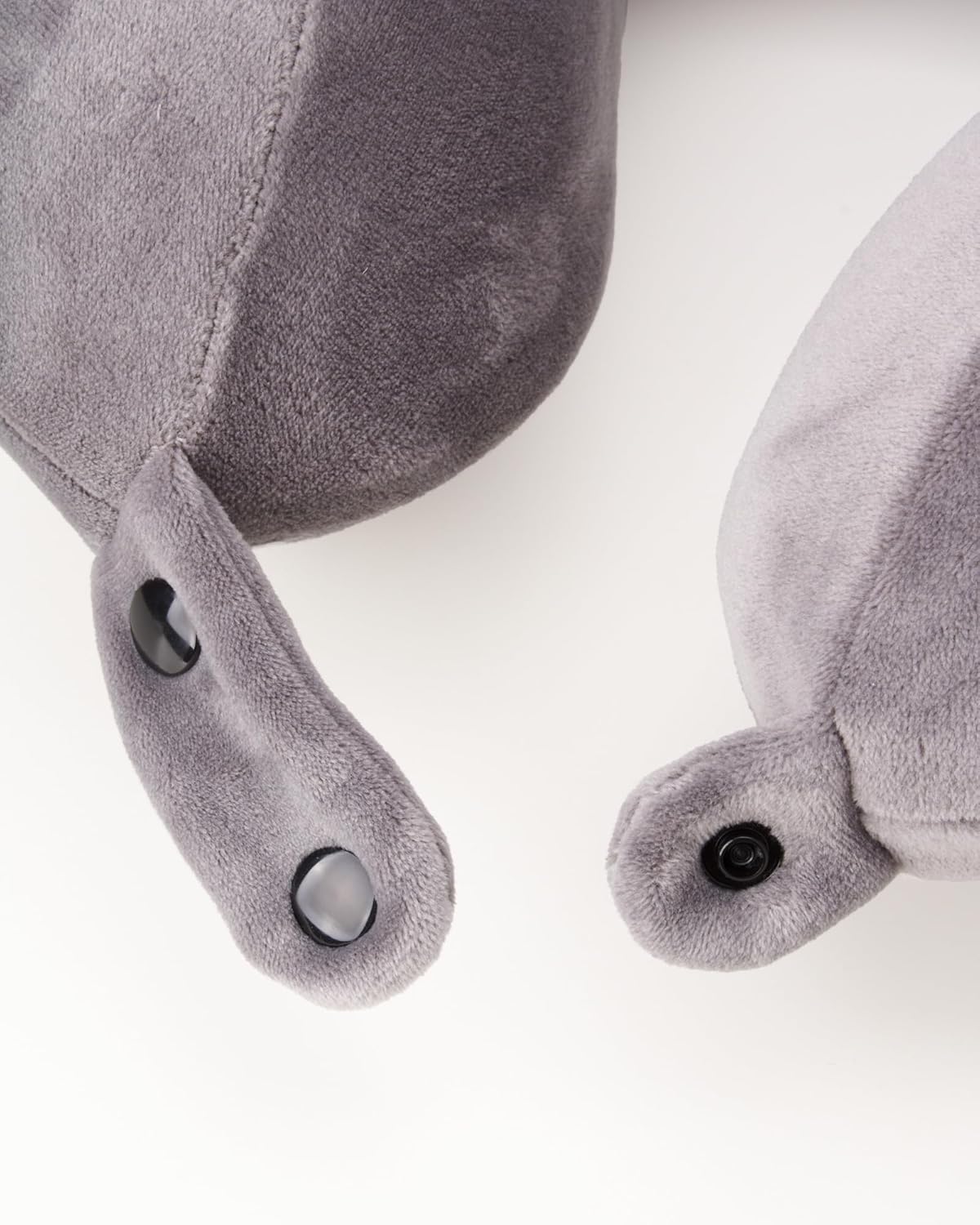 Brookstone Neck Travel Pillow - Lightweight Contoured Memory Foam Stuffable Travel Neck Pillow for Sleeping, Car, & Airplane, Size One Size, Dark Grey - Image 3