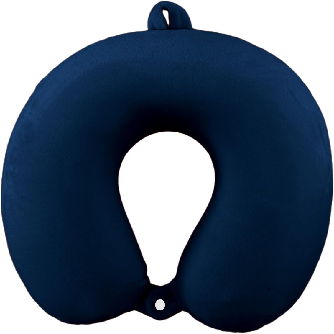 Memory Foam Travel Neck Pillow U Shape Comfortable Neck and Head Support for Planes Trains Self Driving Cars (Dark Blue) - Image 2